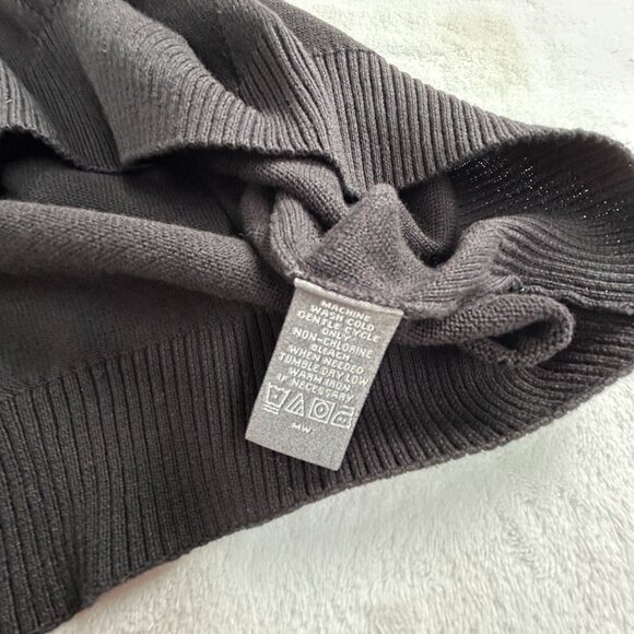 Tricots St Raphael Mens V-Neck Argyle Sweater Vest XL Black Cotton Pullover New - Picture 5 of 8